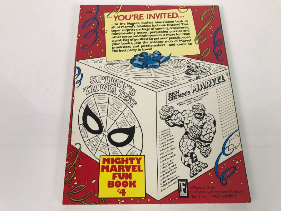 Vintage 1978 First Edition Stan Lee Presents Mighty Marvel Superheroes Fun Book #4 Comic Book Marvel Comics New Old Stock [Photo 5]