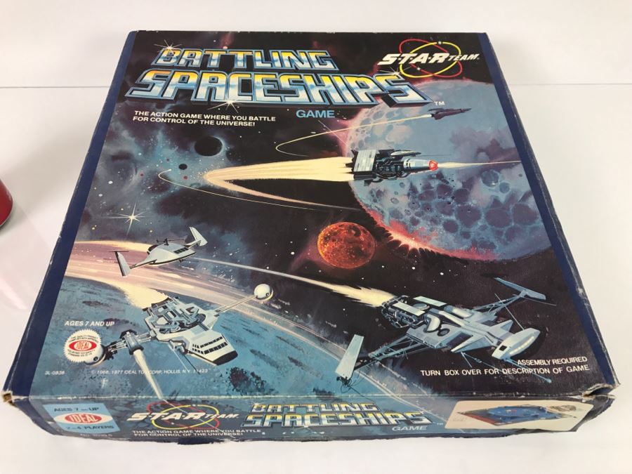 Vintage 1977 Battling Spaceships Game By Ideal