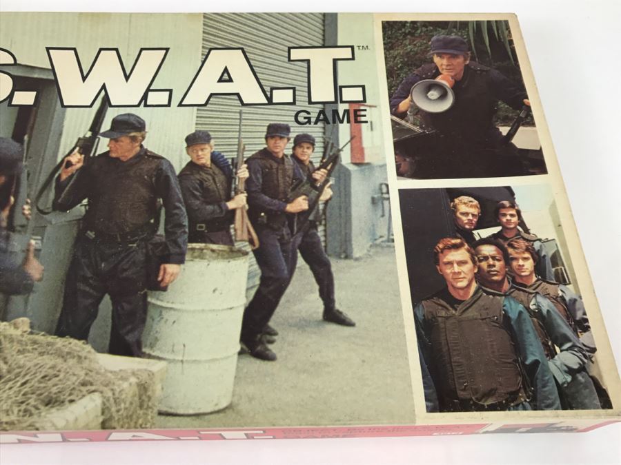 Vintage The S.W.A.T. Game Board Game MB Milton Bradley Several Games Pieces Are Punched Out Complete [Photo 3]
