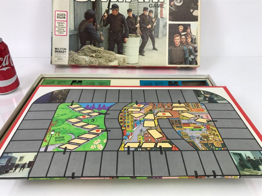 Vintage The S.W.A.T. Game Board Game MB Milton Bradley Several Games Pieces Are Punched Out Complete [Photo 11]