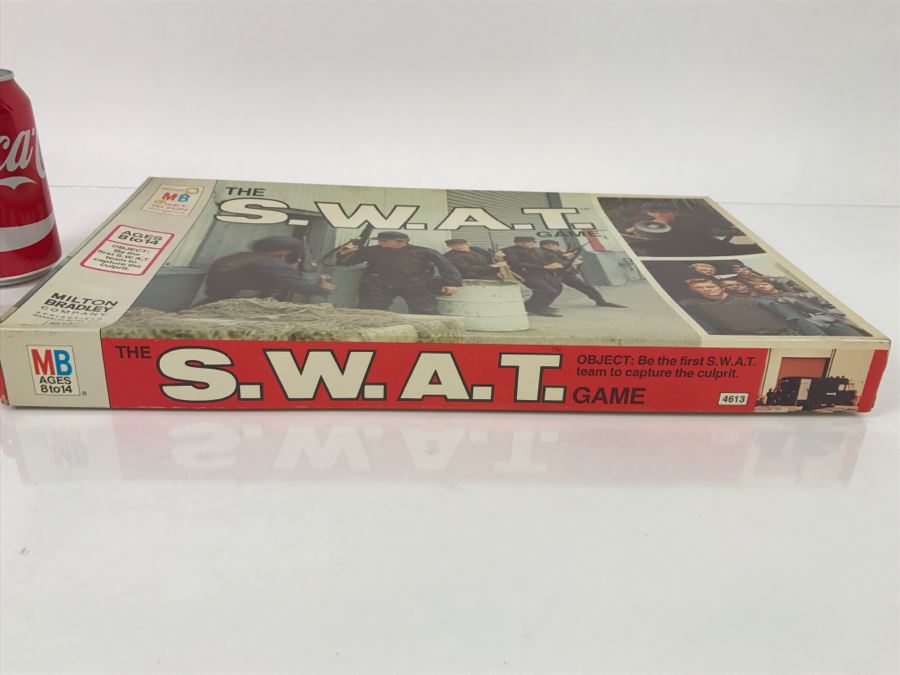 Vintage The S.W.A.T. Game Board Game MB Milton Bradley Several Games Pieces Are Punched Out Complete [Photo 4]