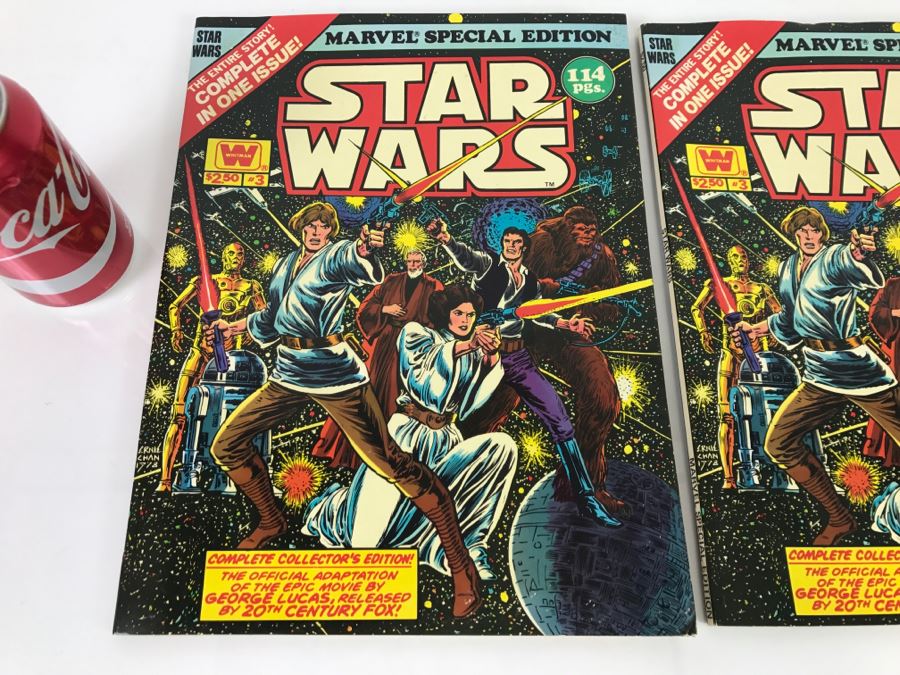Pair Of Marvel Special Edition STAR WARS Whitman Comic Books Vol. 1, No. 3 1978 [Photo 2]