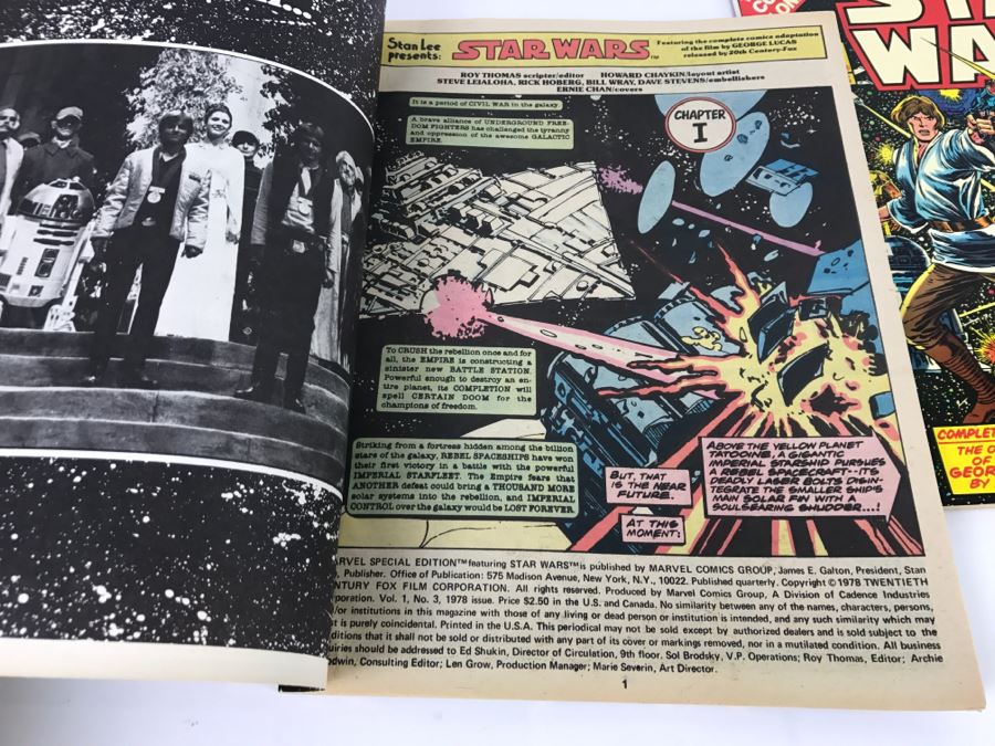 Pair Of Marvel Special Edition STAR WARS Whitman Comic Books Vol. 1, No. 3 1978 [Photo 6]