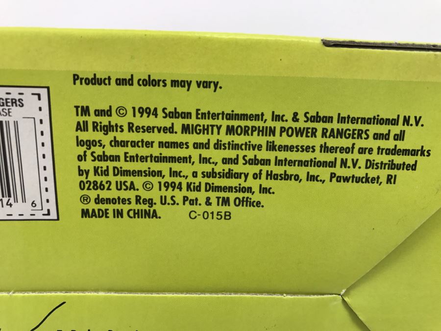 Vintage 1994 Electronic Talking Mighty Morphin Power Rangers Kimberly Pink Ranger New In Packaging [Photo 8]