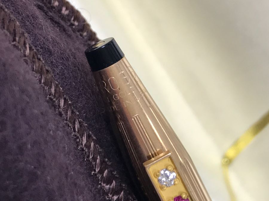 Gold Filled CROSS Pen Pencil Set With Case [Photo 6]