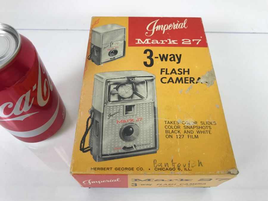 Imperial Mark 27 3-Way Flash Camera In Original Box