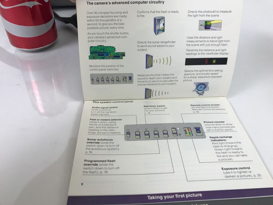 Polaroid Spectra System SE Camera With Original Manual And Carrying Case [Photo 5]