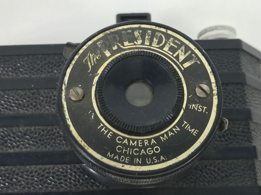 Vintage The President Film Camera By The Camera Man Chicago [Photo 3]