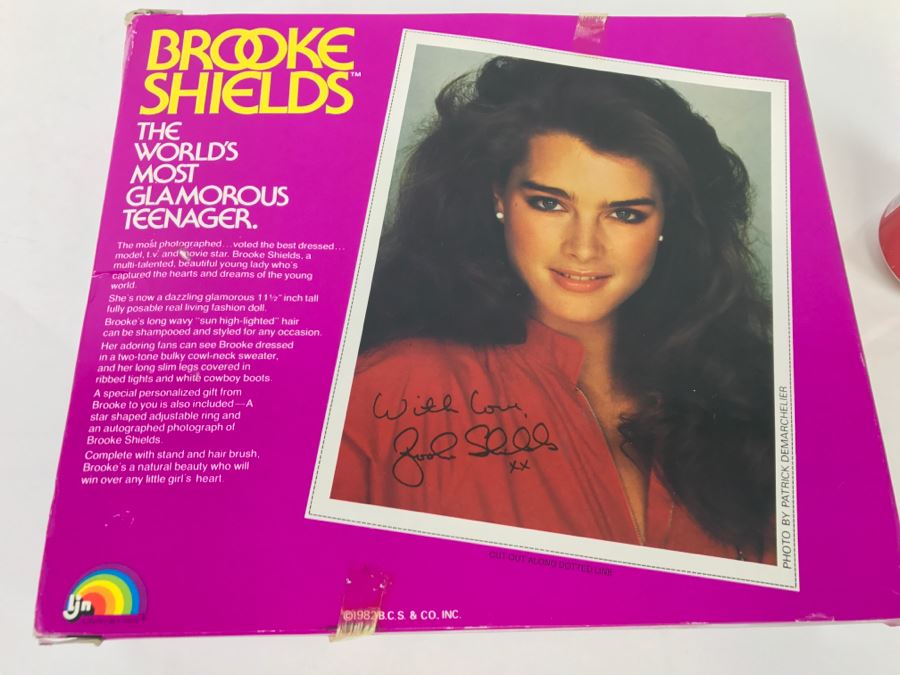 Vintage 1982 Brooke Shields World's Most Glamorous Teenage Doll In Packaging LJN #8833 [Photo 8]