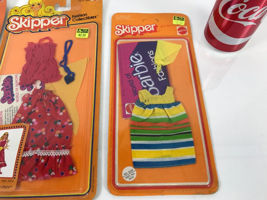 (3) Vintage 1975 1978 Skipper Fashion Collectibles Barbie Doll Clothes New In Packaging [Photo 10]