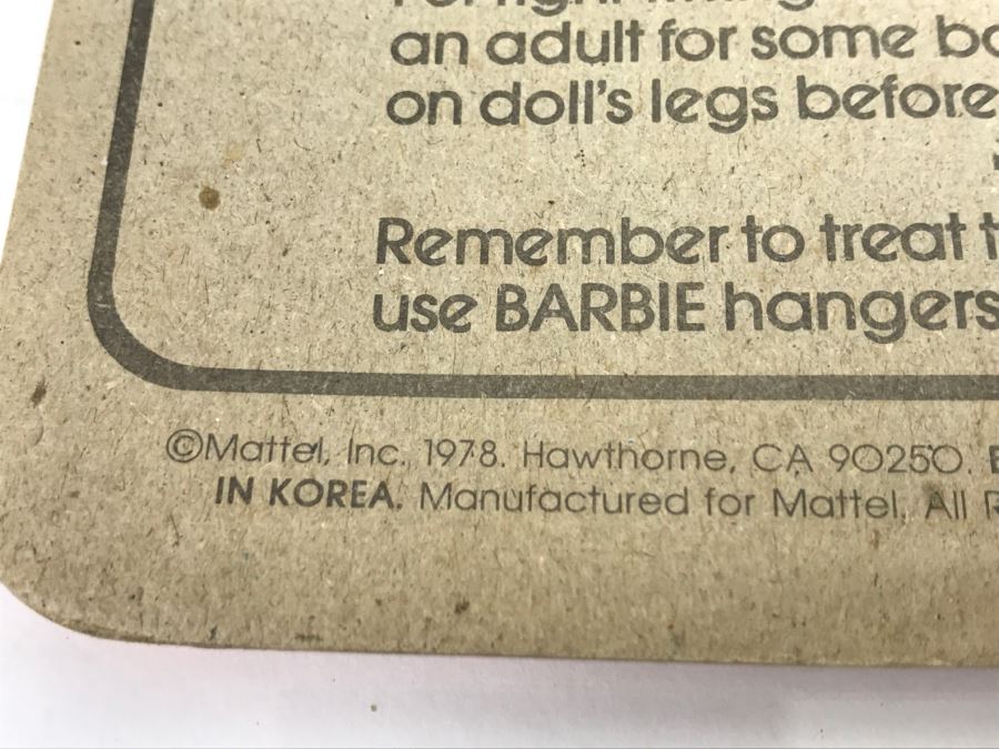 (3) Vintage 1975 1978 Skipper Fashion Collectibles Barbie Doll Clothes New In Packaging [Photo 16]