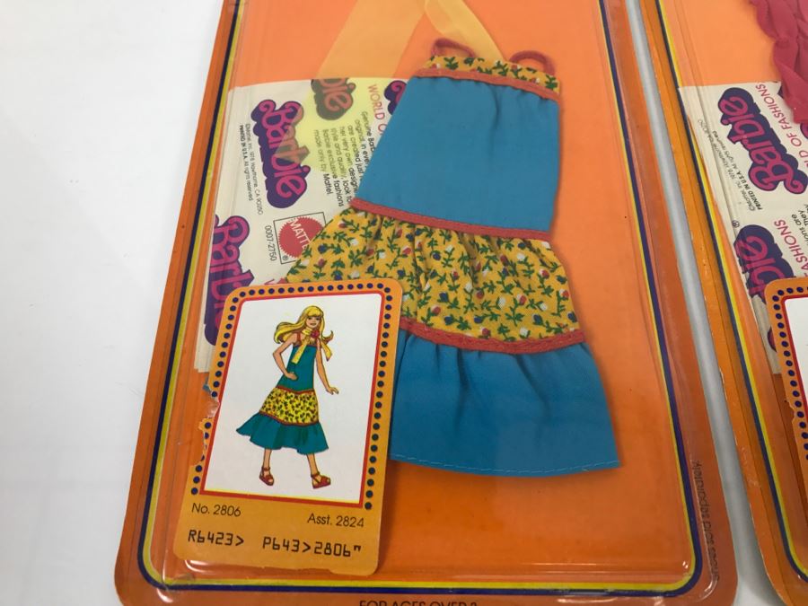 (3) Vintage 1975 1978 Skipper Fashion Collectibles Barbie Doll Clothes New In Packaging [Photo 4]