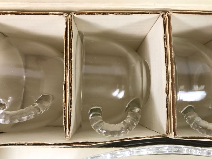 Set Of (3) Complete Homestead Snack Sets By Federal Glass Co. In Original Packaging [Photo 10]
