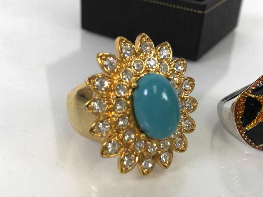 (3) Costume Jewelry Rings Heidi Daus [Photo 2]