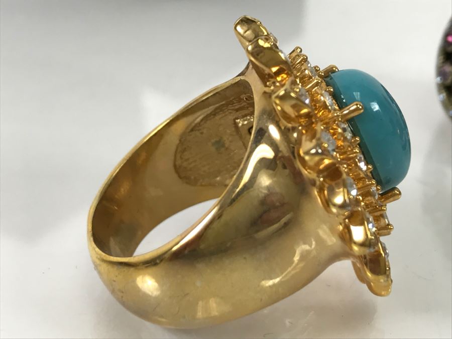 (3) Costume Jewelry Rings Heidi Daus [Photo 13]