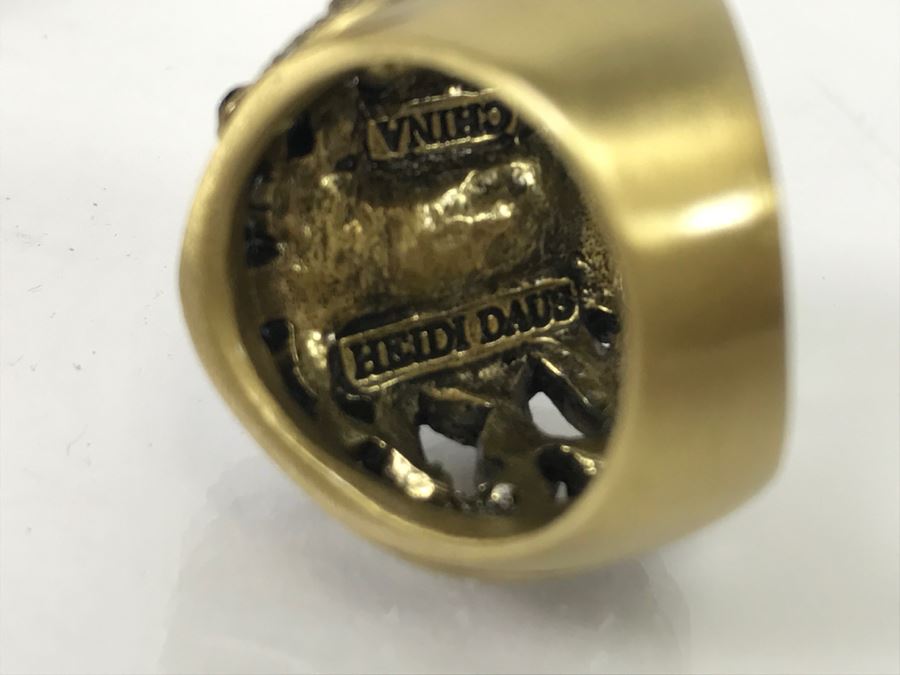 (3) Costume Jewelry Rings Heidi Daus [Photo 9]