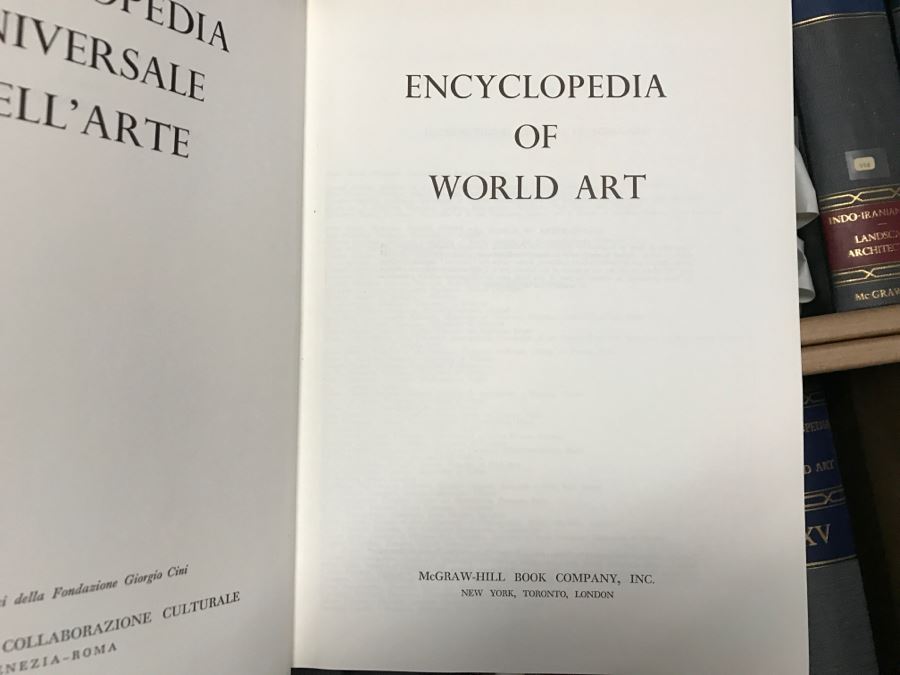 Vintage First Edition 1959 Complete Set Of Encyclopedia Of World Art 15 Volumes McGraw Hill Printed In Italy Retails $300-$500 [Photo 6]