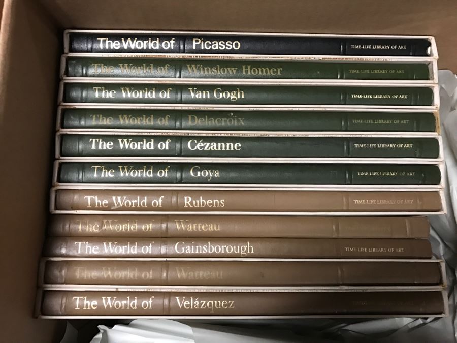 (22) Volumes Of Time Life Library Of Art The World Of Picasso, Winslow Homer, Van Gogh, Michelangelo And 18 Other Artists [Photo 2]