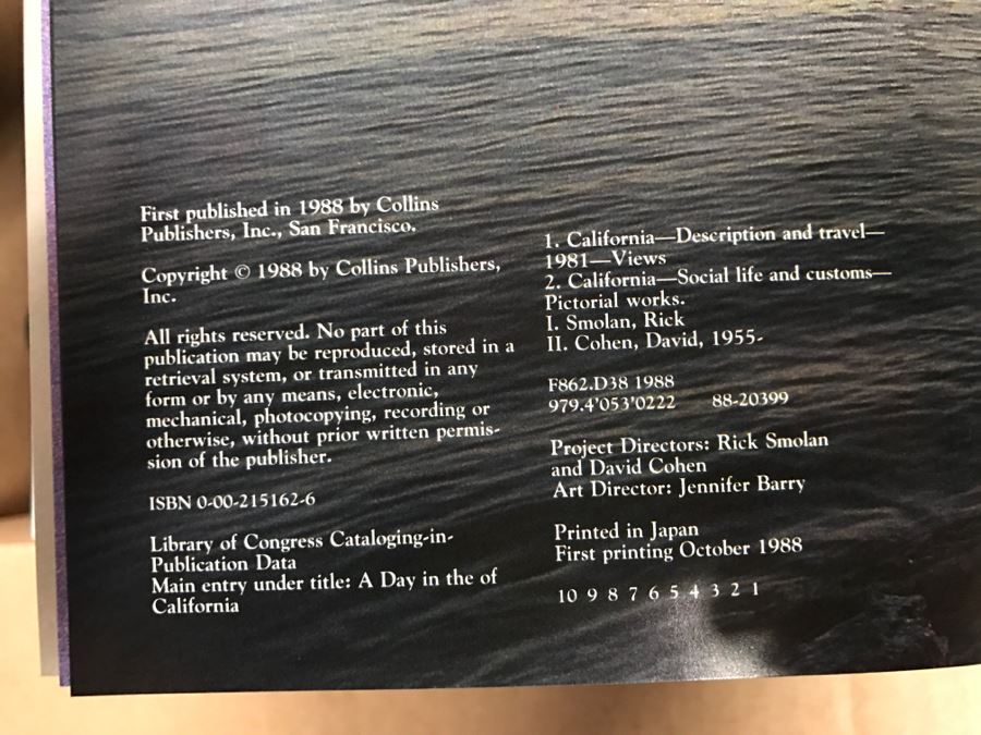 (13) Collection Of First Edition Kodak Collins Publishers A Day In The Life Of: California, Hollywood, Japan, Hawaii And More Books And (3) The Beautiful Cookbooks: America, Mexico And Italy [Photo 13]