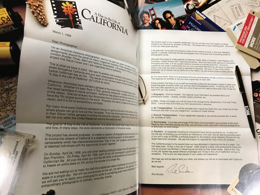 (13) Collection Of First Edition Kodak Collins Publishers A Day In The Life Of: California, Hollywood, Japan, Hawaii And More Books And (3) The Beautiful Cookbooks: America, Mexico And Italy [Photo 10]