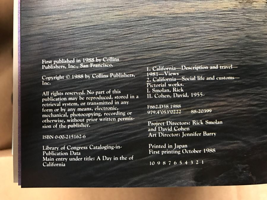 (13) Collection Of First Edition Kodak Collins Publishers A Day In The Life Of: California, Hollywood, Japan, Hawaii And More Books And (3) The Beautiful Cookbooks: America, Mexico And Italy [Photo 12]