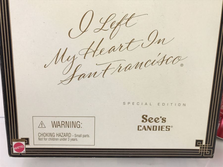 I Left My Heart In San Francisco Barbie See's Canies Special Edition Mattel 53487 2001 In Box [Photo 4]