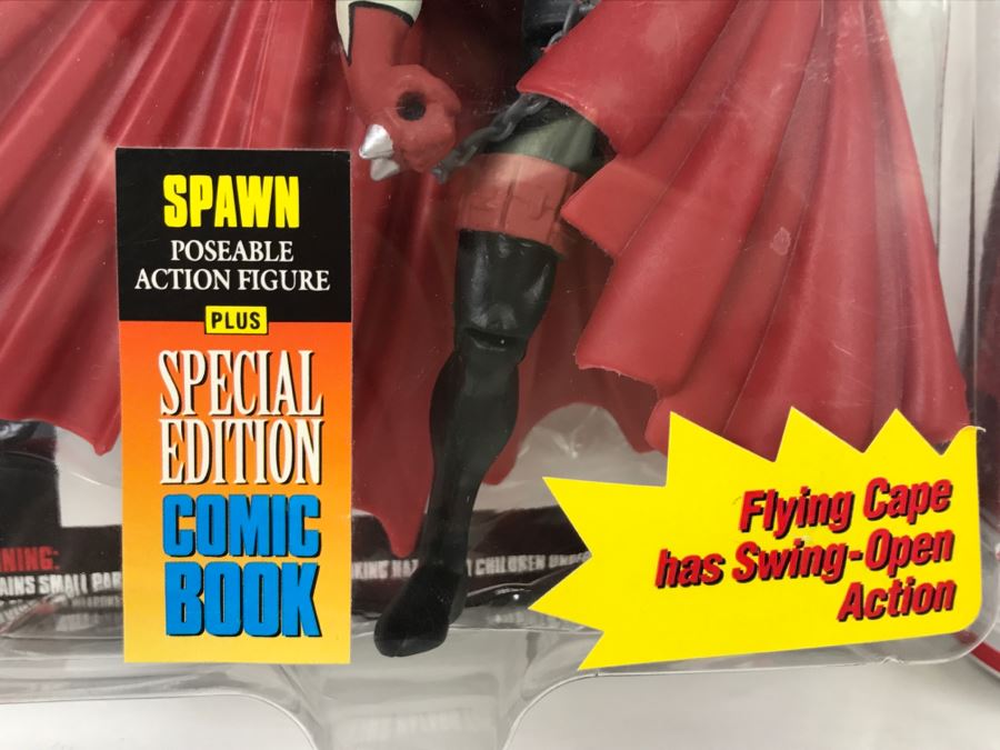 Todd McFarlane's Spawn Action Figure With Special Edition #1 Comic Book Item# 10101 1994 New In Packaging [Photo 6]