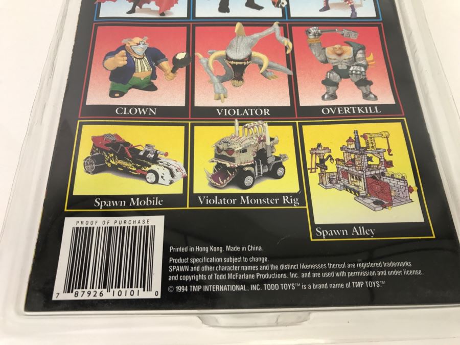 Todd McFarlane's Spawn Action Figure With Special Edition #1 Comic Book Item# 10101 1994 New In Packaging [Photo 11]