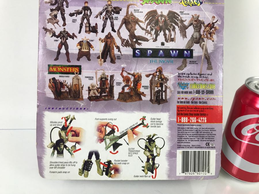 McFarlane Toys KISS Ace Frehley Action Figure New In Packaging 1997 [Photo 10]