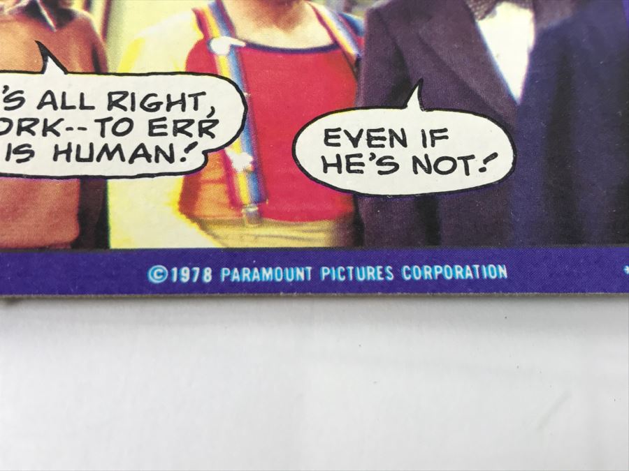 Vintage 1978 Collection Of Mork & Mindy Trading Cards Robin Williams [Photo 13]