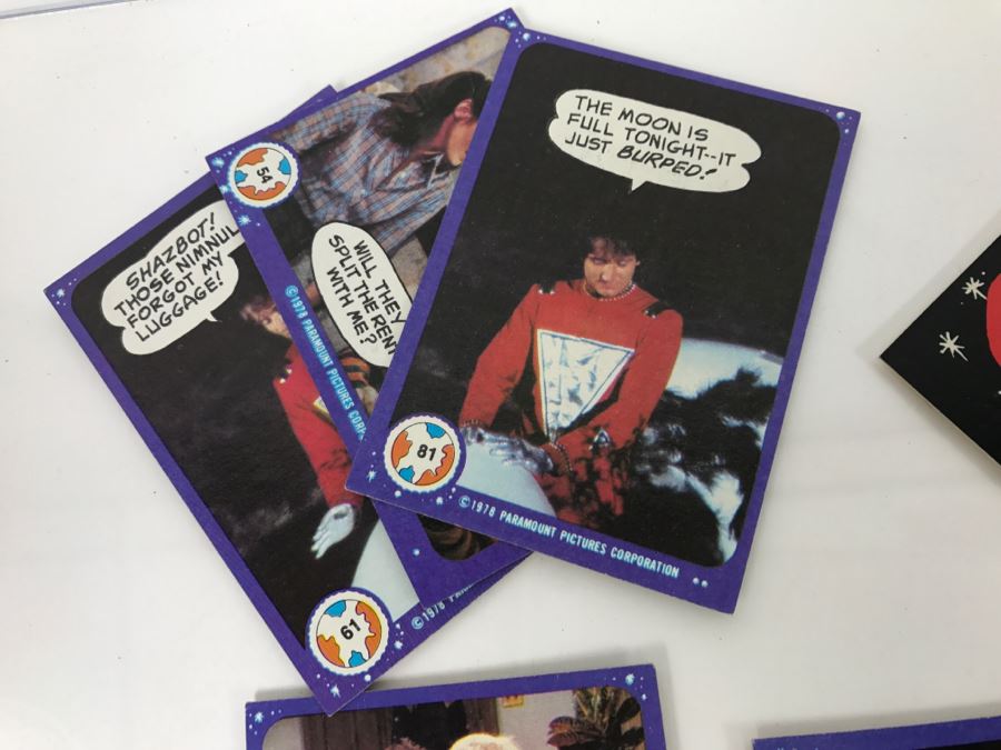 Vintage 1978 Collection Of Mork & Mindy Trading Cards Robin Williams [Photo 6]