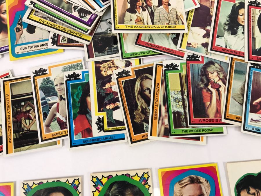 Vintage 1977 Collection Of Charlie's Angels Trading Cards Farrah Fawcett, Jaclyn Smith, Kate Jackson, Cheryl Ladd [Photo 13]