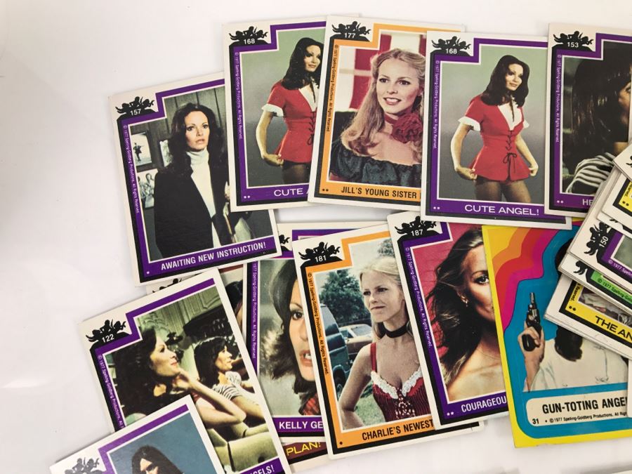 Vintage 1977 Collection Of Charlie's Angels Trading Cards Farrah Fawcett, Jaclyn Smith, Kate Jackson, Cheryl Ladd [Photo 9]