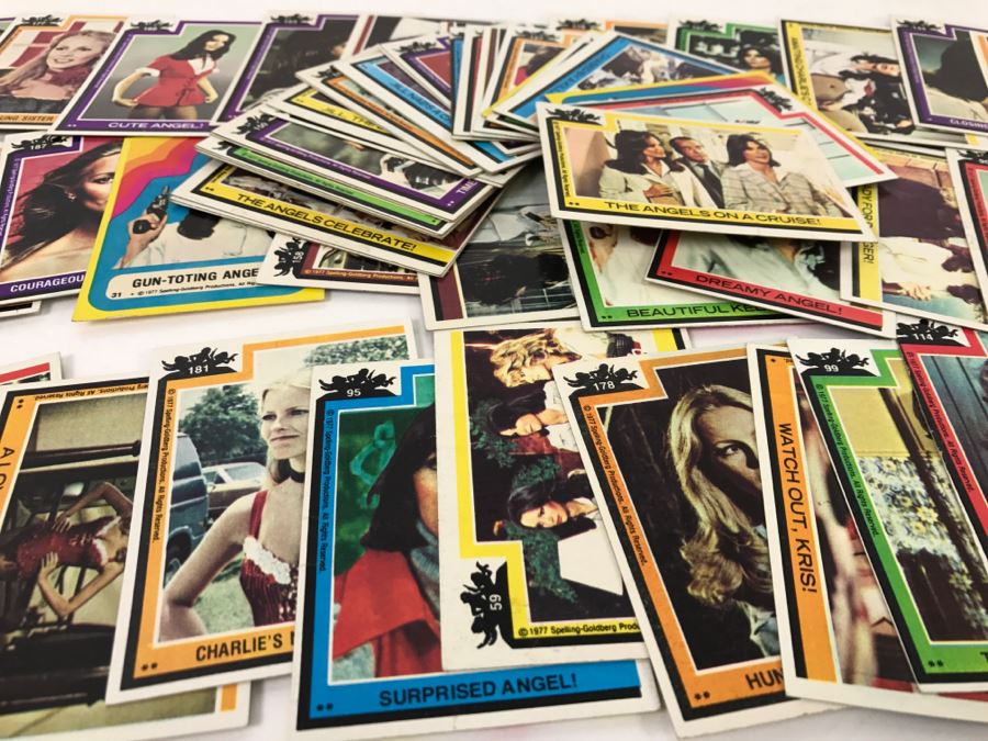 Vintage 1977 Collection Of Charlie's Angels Trading Cards Farrah Fawcett, Jaclyn Smith, Kate Jackson, Cheryl Ladd [Photo 7]
