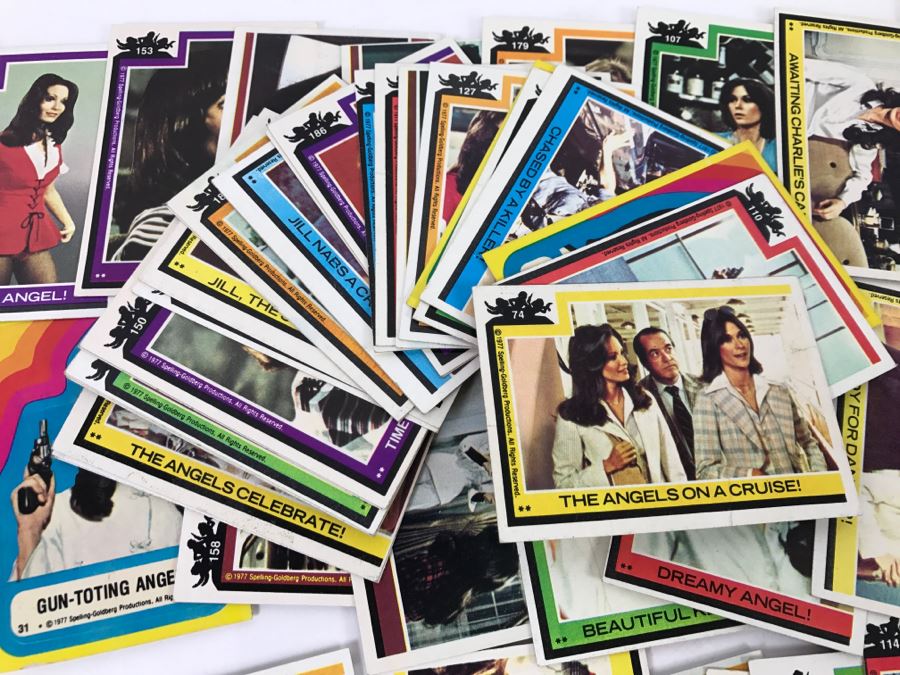 Vintage 1977 Collection Of Charlie's Angels Trading Cards Farrah Fawcett, Jaclyn Smith, Kate Jackson, Cheryl Ladd [Photo 10]
