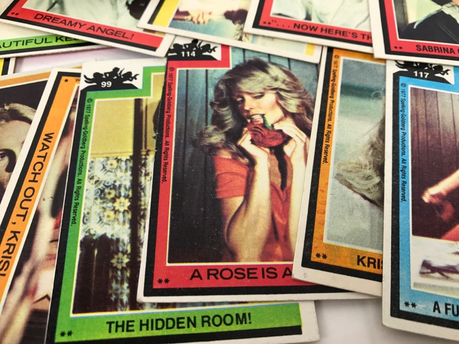 Vintage 1977 Collection Of Charlie's Angels Trading Cards Farrah Fawcett, Jaclyn Smith, Kate Jackson, Cheryl Ladd [Photo 6]