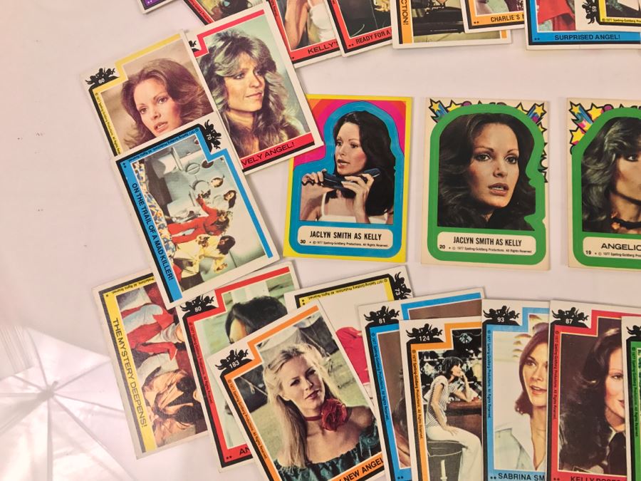 Vintage 1977 Collection Of Charlie's Angels Trading Cards Farrah Fawcett, Jaclyn Smith, Kate Jackson, Cheryl Ladd [Photo 15]