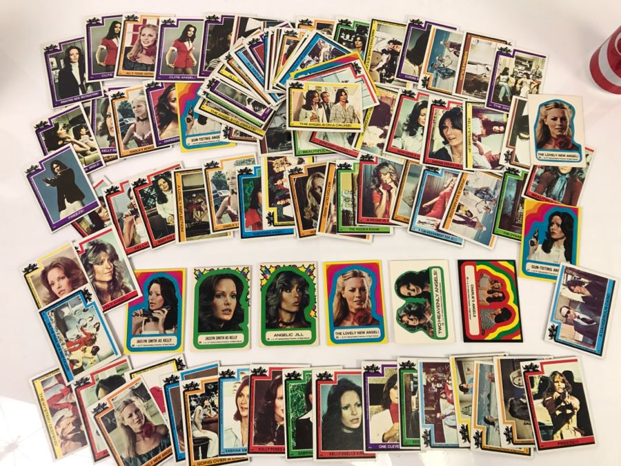 Vintage 1977 Collection Of Charlie's Angels Trading Cards Farrah Fawcett, Jaclyn Smith, Kate Jackson, Cheryl Ladd [Photo 8]