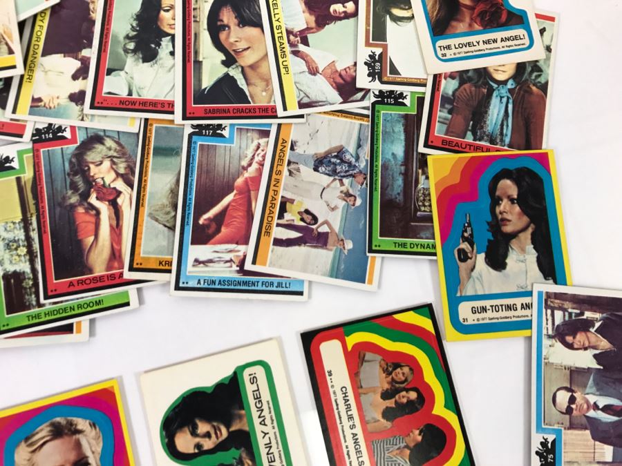 Vintage 1977 Collection Of Charlie's Angels Trading Cards Farrah Fawcett, Jaclyn Smith, Kate Jackson, Cheryl Ladd [Photo 12]