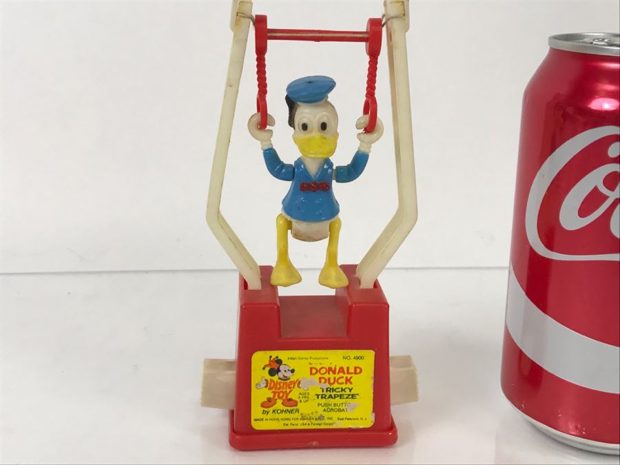 Walt Disney Donald Duck Tricky Trapeze Disney Toy By Kohner No. 4900