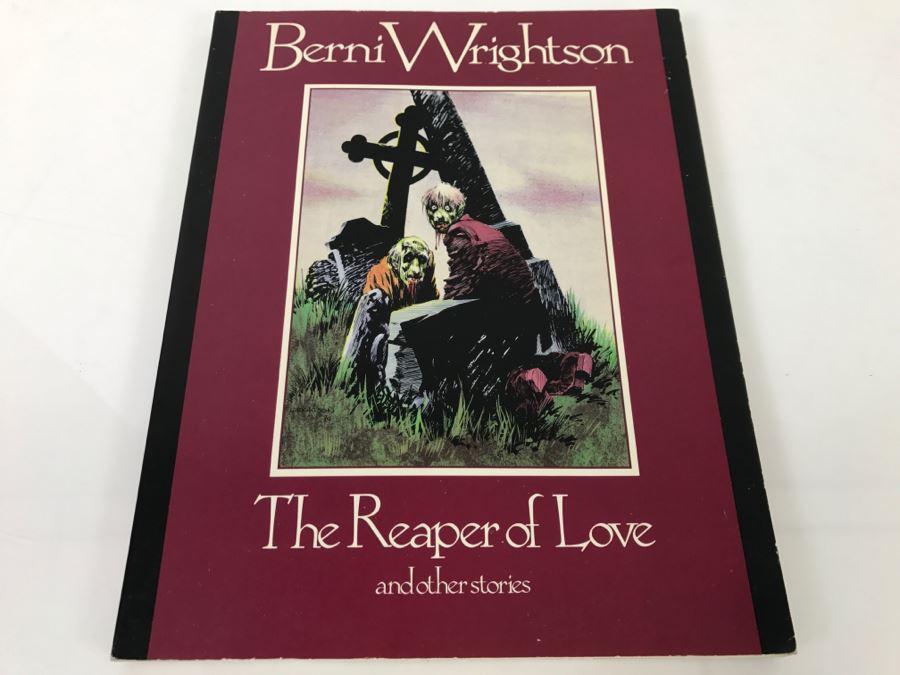Vintage 1988 First Edition Berni Wrightson The Reaper Of Love And Other Stories Graphic Novel Comic Book Fantagraphics Book [Photo 1]