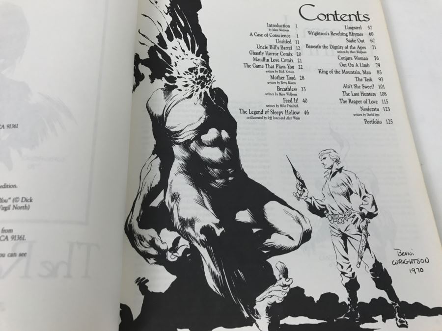 Vintage 1988 First Edition Berni Wrightson The Reaper Of Love And Other Stories Graphic Novel Comic Book Fantagraphics Book [Photo 6]