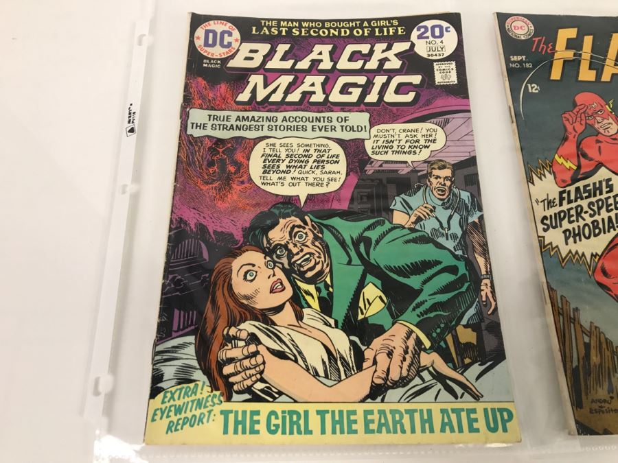 Vintage DC Comics Comic Books The Flash #182 And Black Magic #4 [Photo 6]