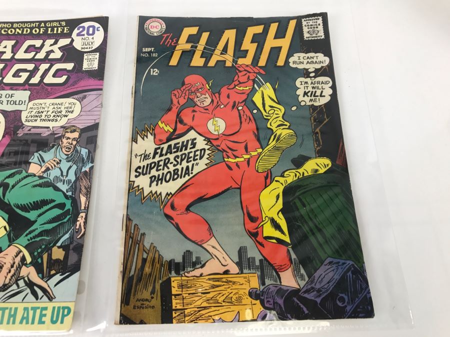 Vintage DC Comics Comic Books The Flash #182 And Black Magic #4 [Photo 2]