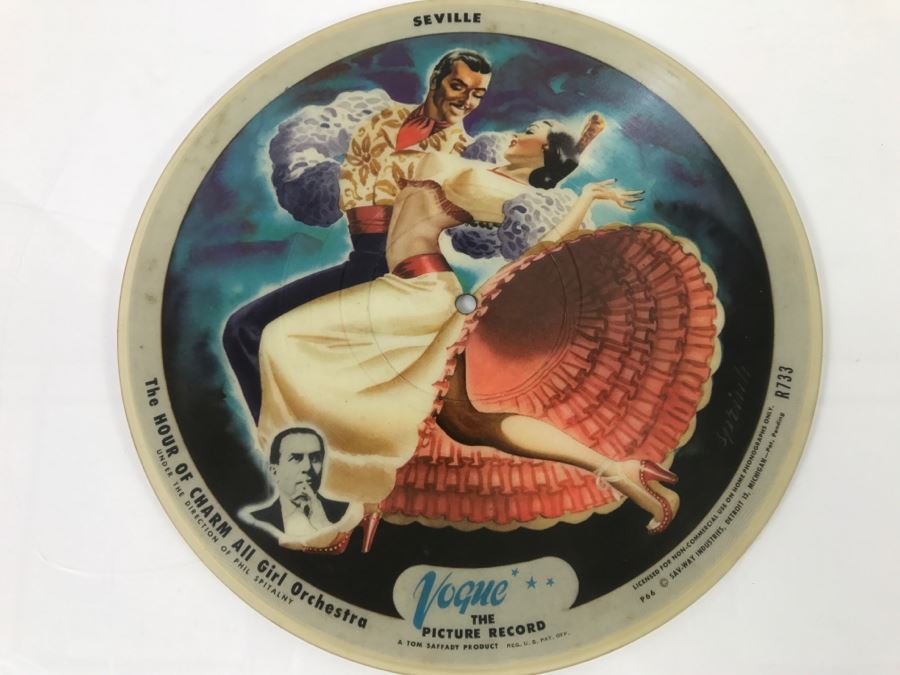 Vogue The Picture Record R733 Vinyl Album Seville And Blue Skies [Photo 2]