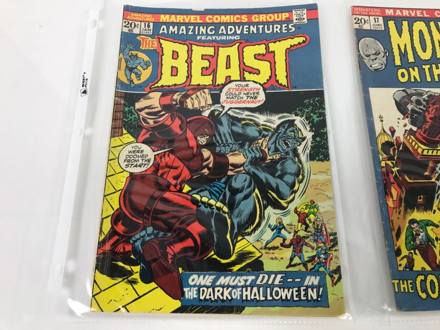 Marvel Comics Monsters On The Prowl #17 And Amazing Adventures Featuring Beast #16 Comic Books [Photo 2]