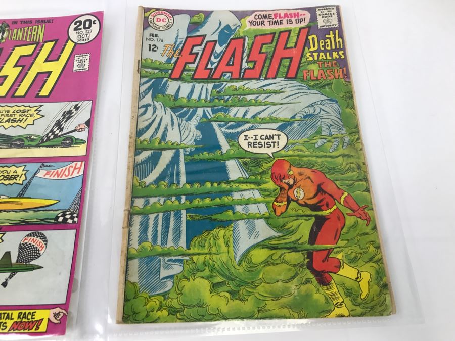 DC Comics The Flash #176 And The Flash Solo-Starring Green Lantern #223 Comic Books [Photo 2]