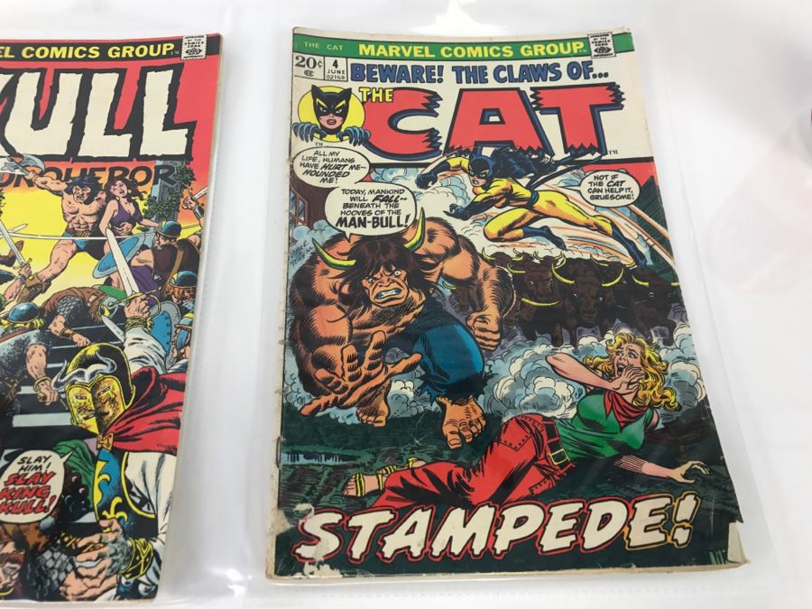 Marvel Comics The Cat #4, Kull The Conqueror #9, Marvel Team-Up Featuring Spider-Man And The Thing #6 Comic Books [Photo 10]
