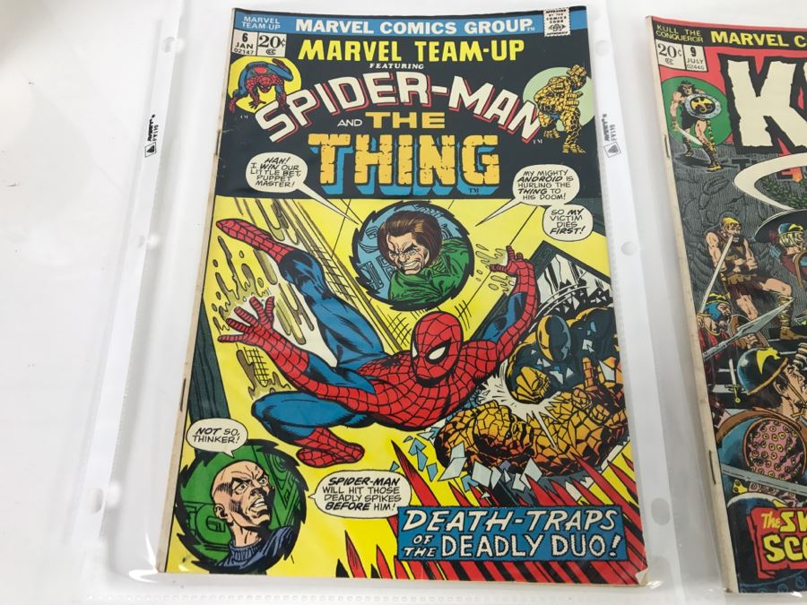 Marvel Comics The Cat #4, Kull The Conqueror #9, Marvel Team-Up Featuring Spider-Man And The Thing #6 Comic Books [Photo 2]