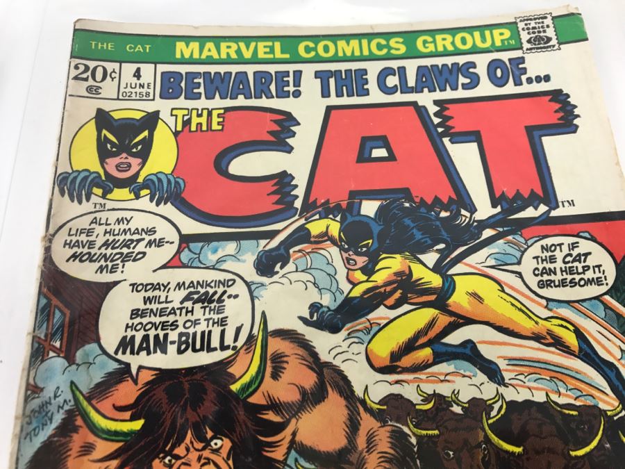 Marvel Comics The Cat #4, Kull The Conqueror #9, Marvel Team-Up Featuring Spider-Man And The Thing #6 Comic Books [Photo 11]
